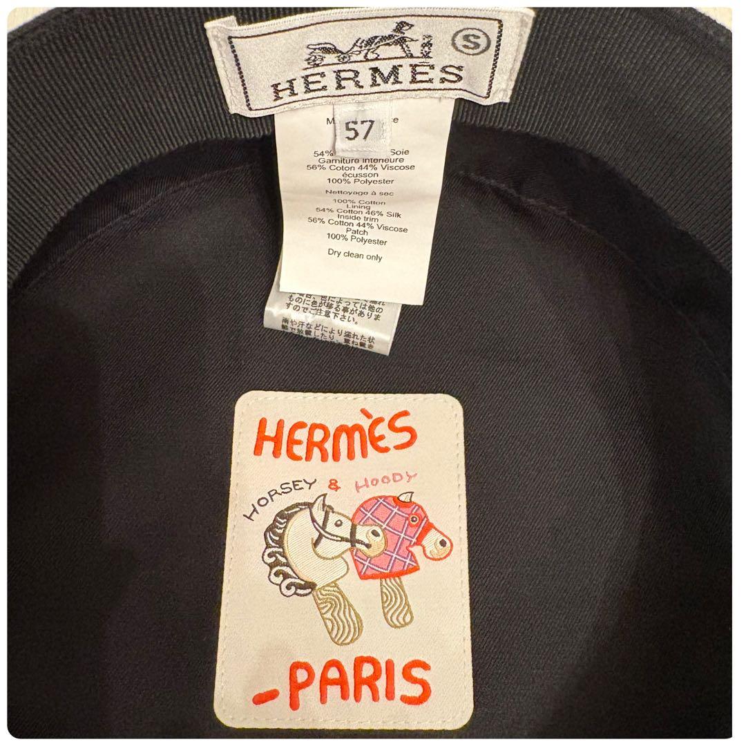 エルメス キャスケット2024SS人気《 ジュリエッタ・シーシェル 》57黒美品