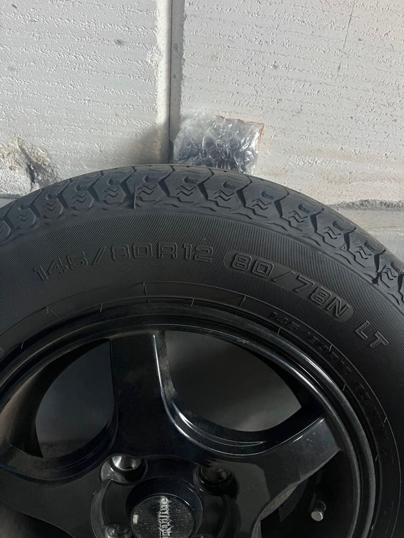 か*お様 Yokohama 145/80R12 タイヤ・ホイールセット 4本