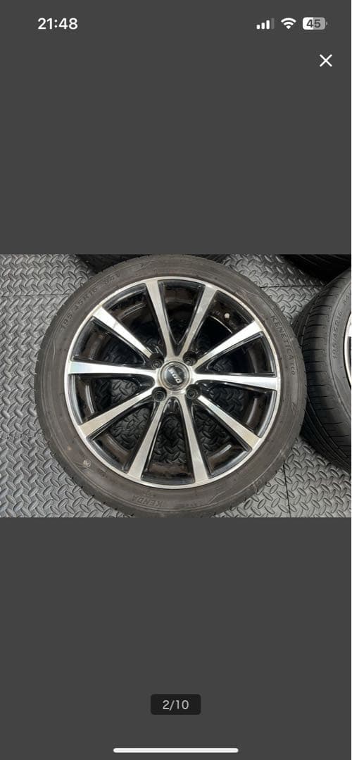 つ*ん様 BADX DOS PCD100 195/45R16 2023年タントワ