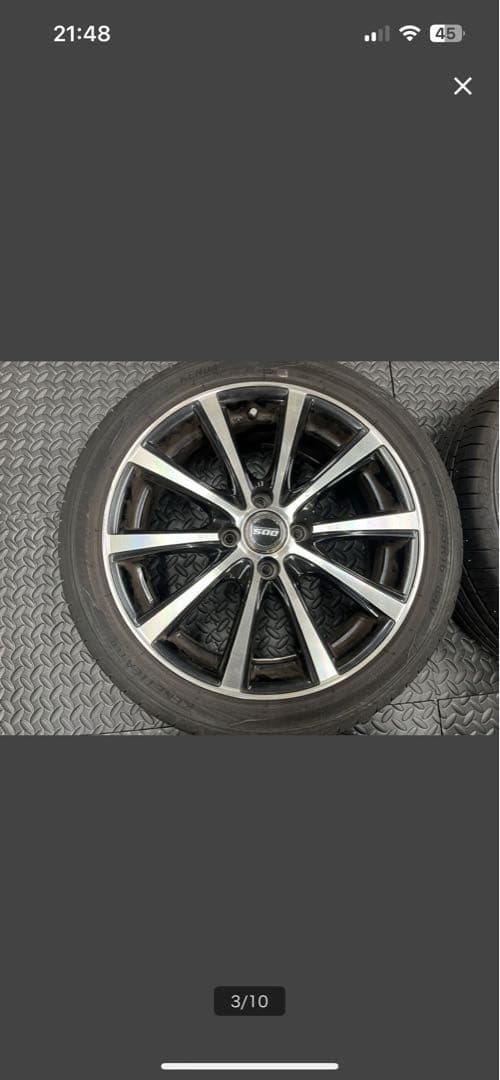 つ*ん様 BADX DOS PCD100 195/45R16 2023年タントワ