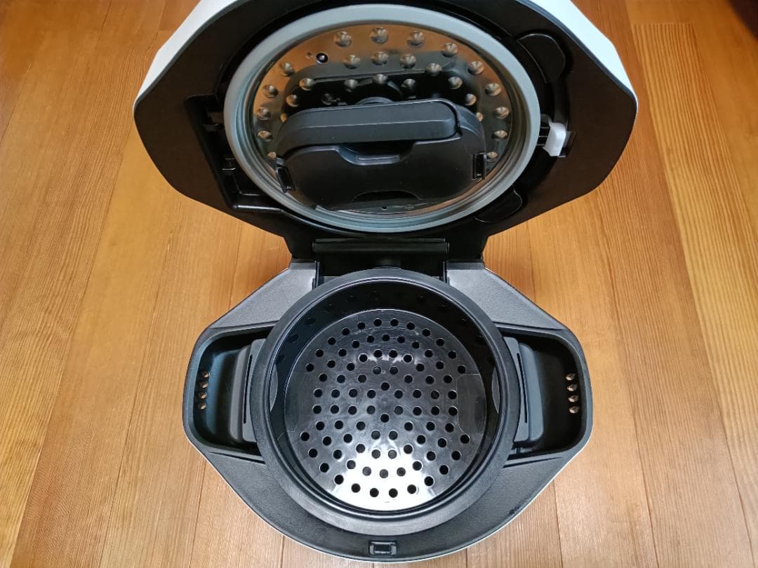 【美品】SHARP ホットクック 1.6 ホワイト KN-HW16G-W 保証付