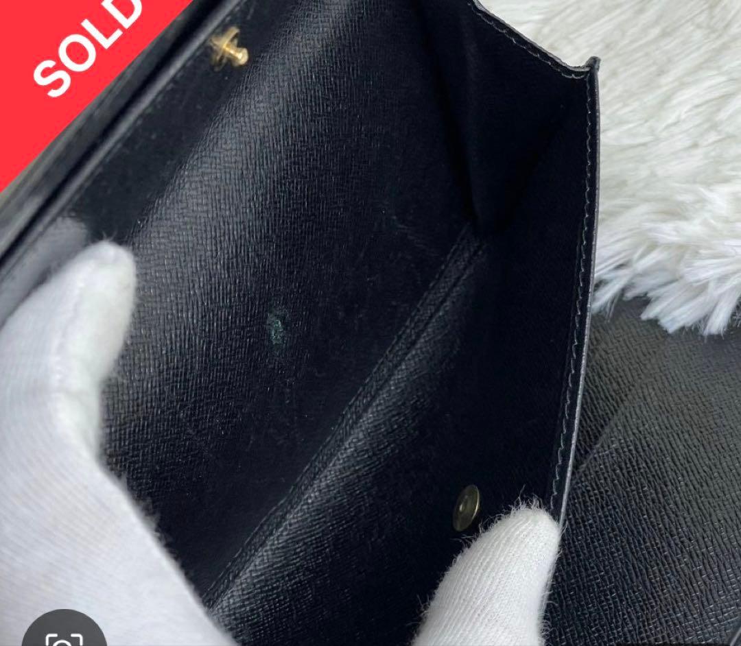 Louis Vuitton ブラック 長財布 エピレザー