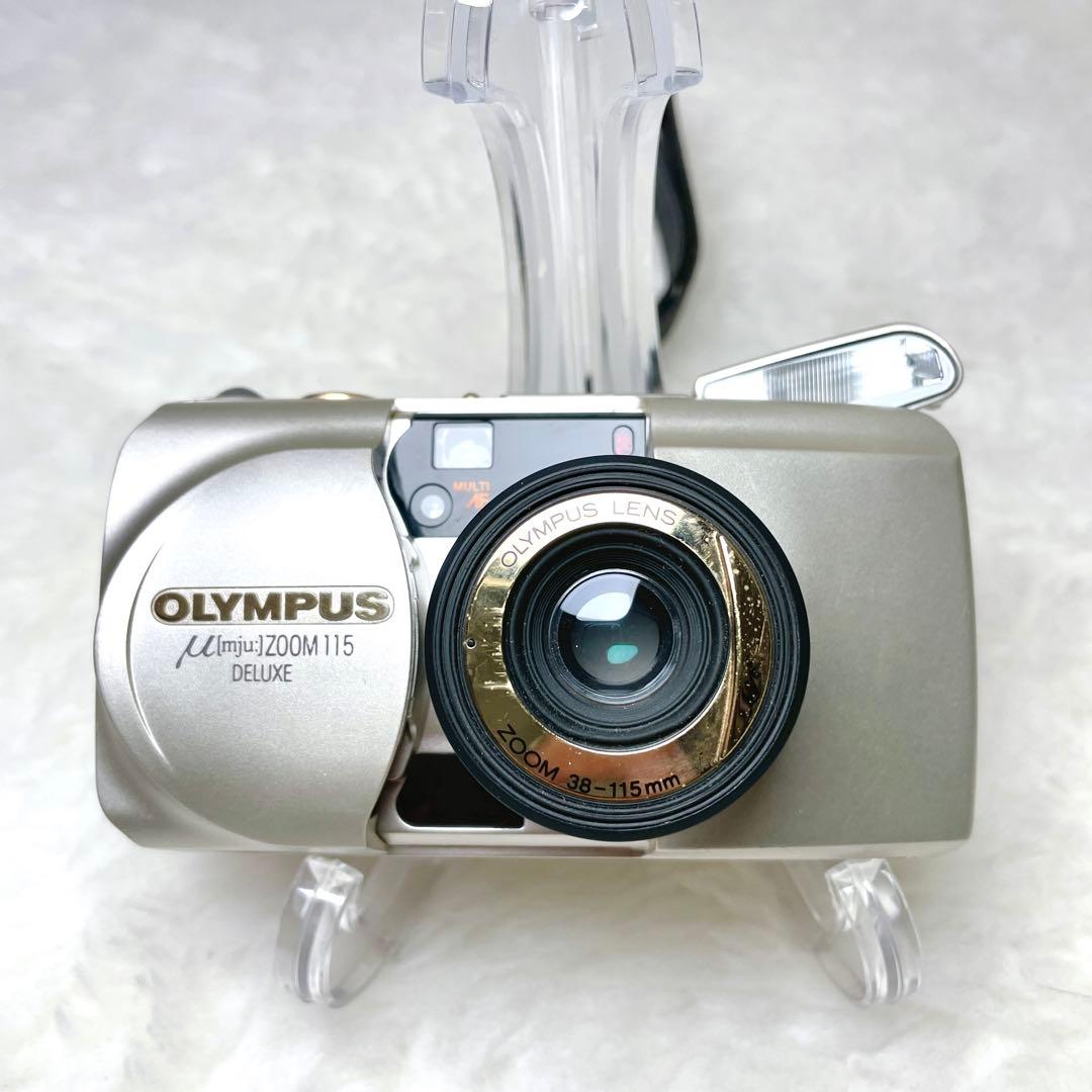 【良品✨】OLYMPUS オリンパス μ 115 デラックス フィルムカメラ