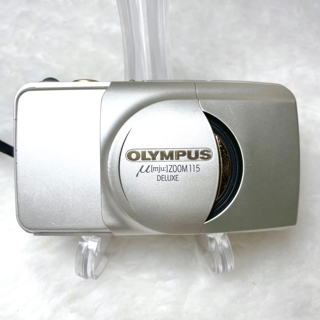【良品✨】OLYMPUS オリンパス μ 115 デラックス フィルムカメラ