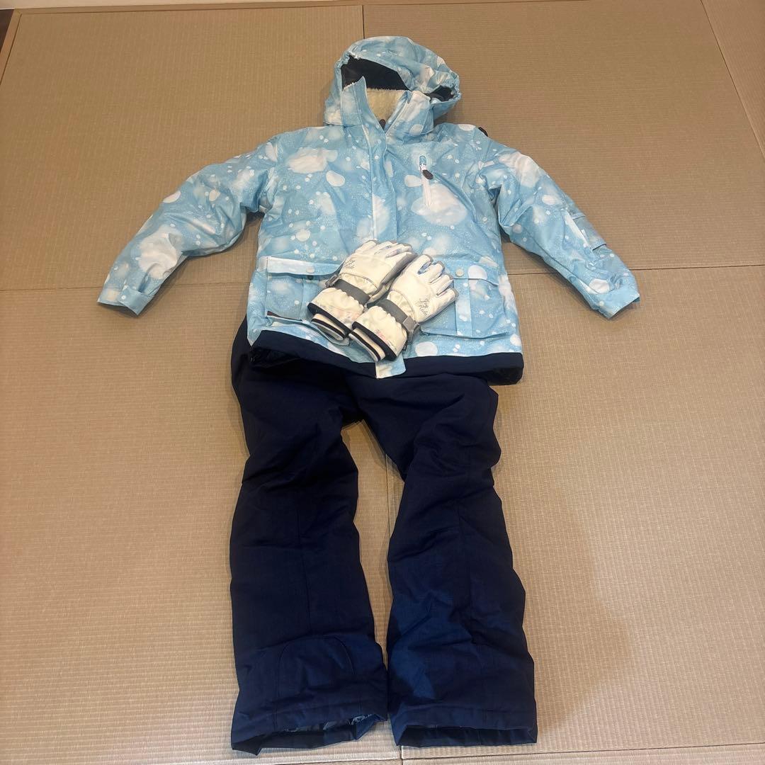 美品　cosby スキーウェア160 手袋Jr.Lセット　スノーウェア