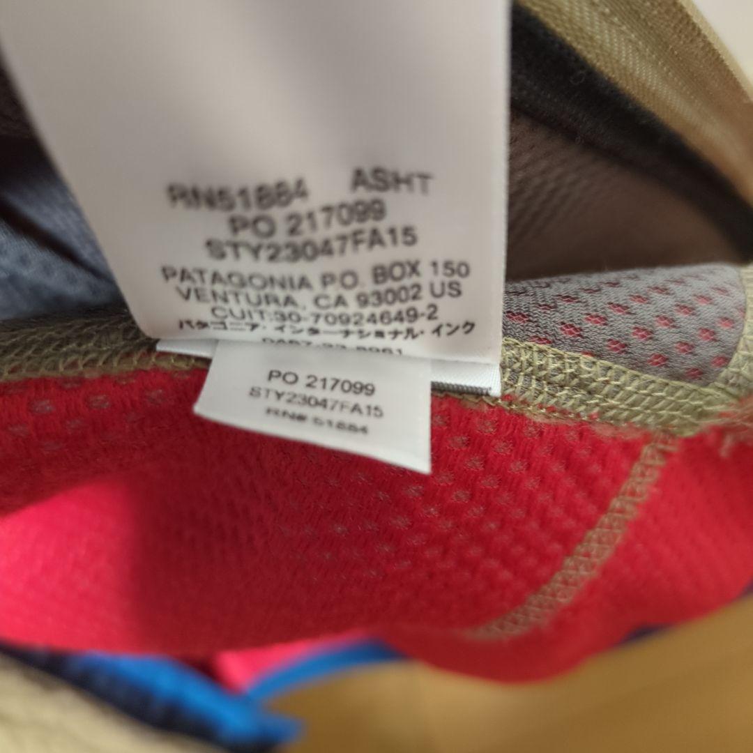 patagonia フリースベスト Sサイズ ベージュ/青　レトロｘ　ベスト