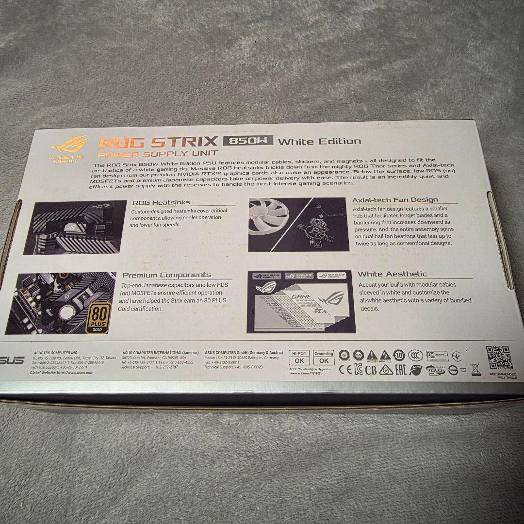 ☆*☆様 ROG STRIX 850W WHITE EDITION 電源ユニット