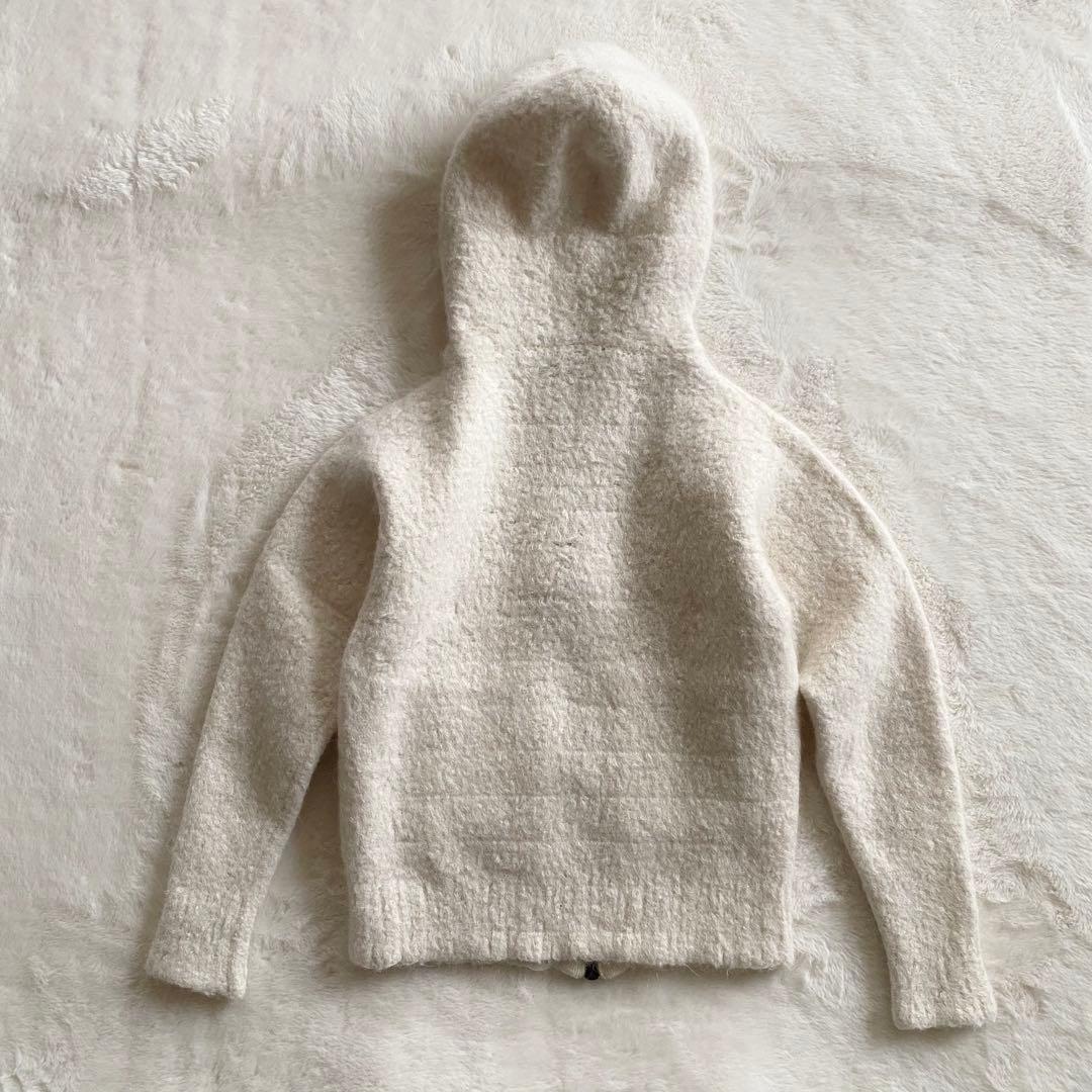 トゥモローランド　カシミヤ　アルパカ　ニットパーカー　ダブルジップ