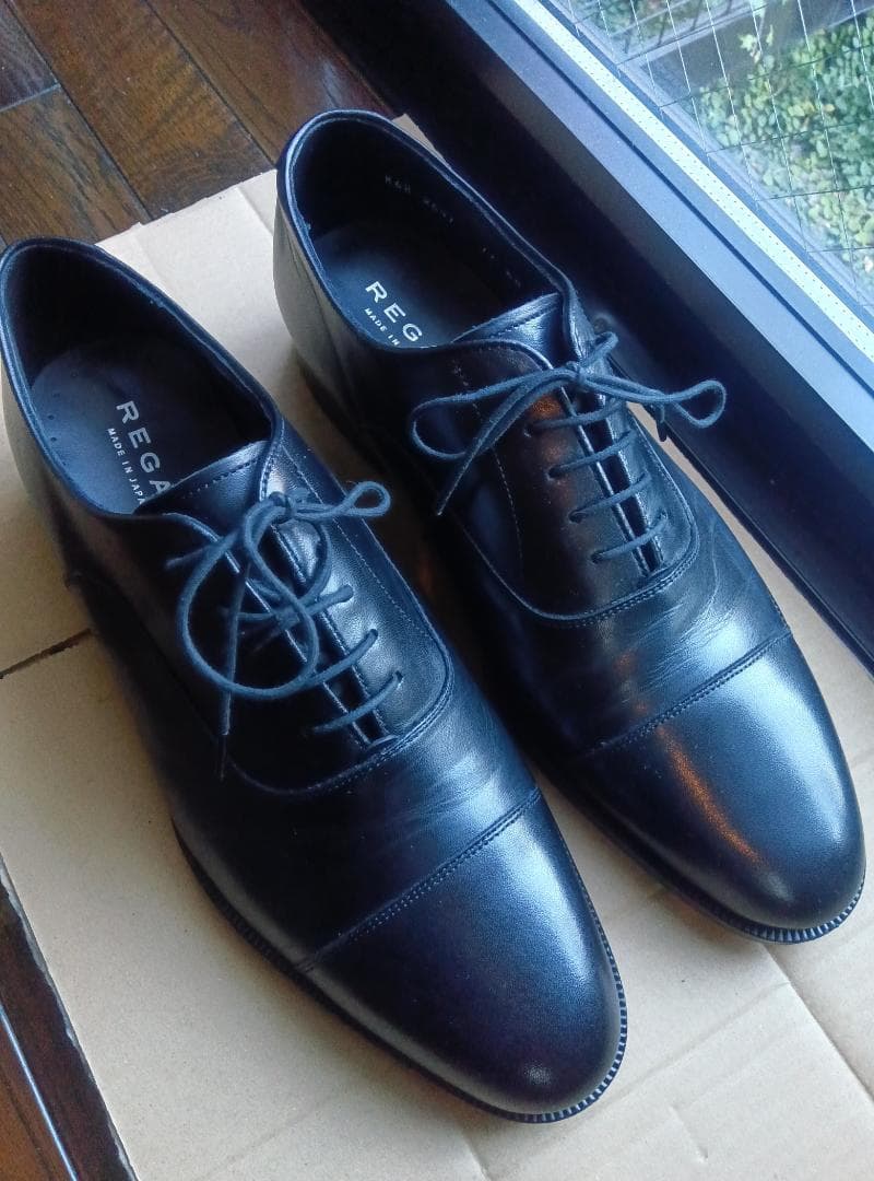 リーガル　ストレートチップ　黒　26