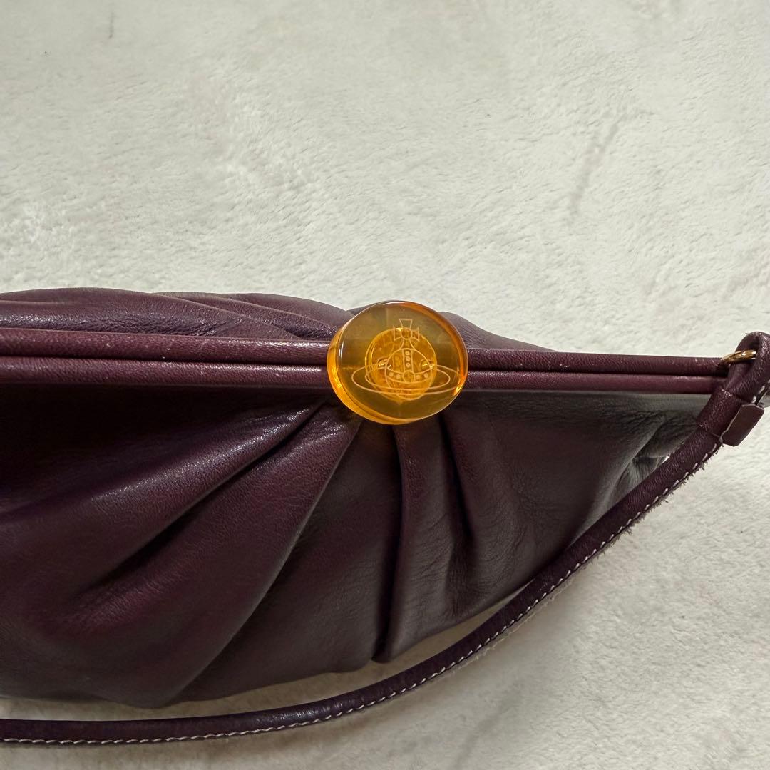 超希少 Vivienne Westwood オーブ 変形 がま口 サドルバッグ