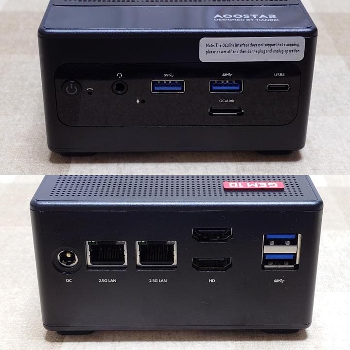 ミニPC AOOSTAR GEM10 Ryzen7 7840HS 32GB/1TB