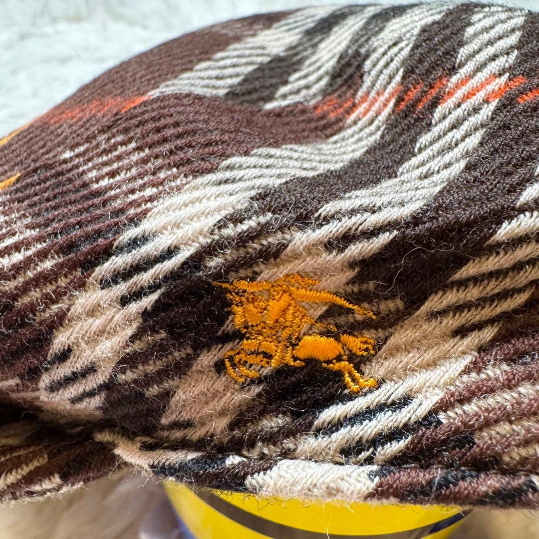 未使用タグ付き バーバリーブルーレーベル ノバチェック柄 ハンチング ベレー帽