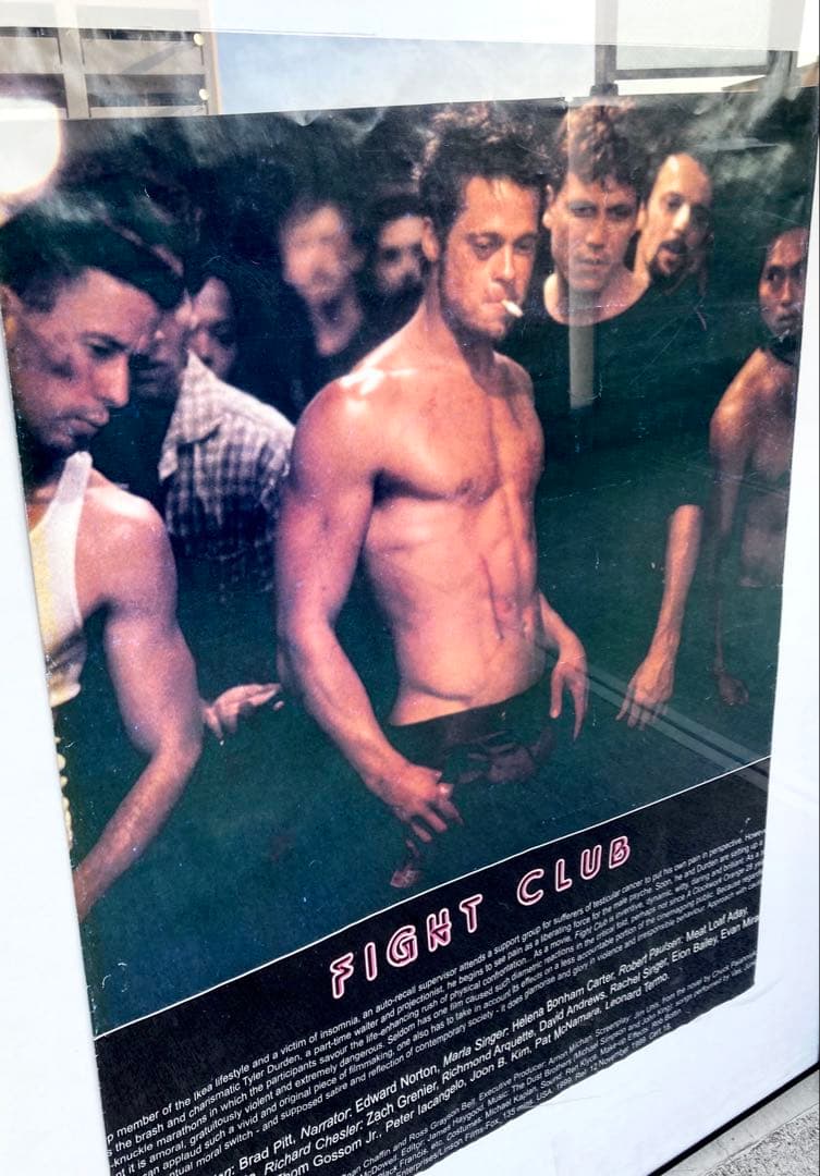 ファイトクラブ　当時物ポスター　1999年　激レア