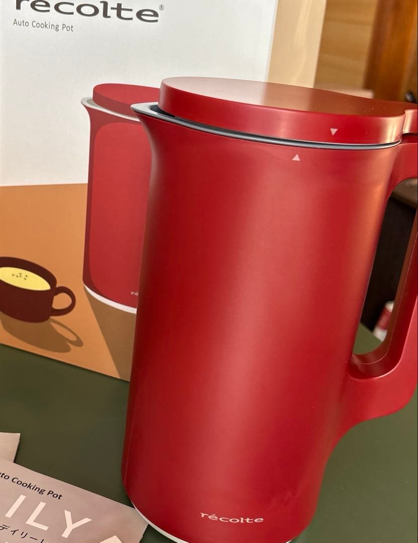 ★限定レッド★レコルト recolte スープメーカー 全自動調理ポット