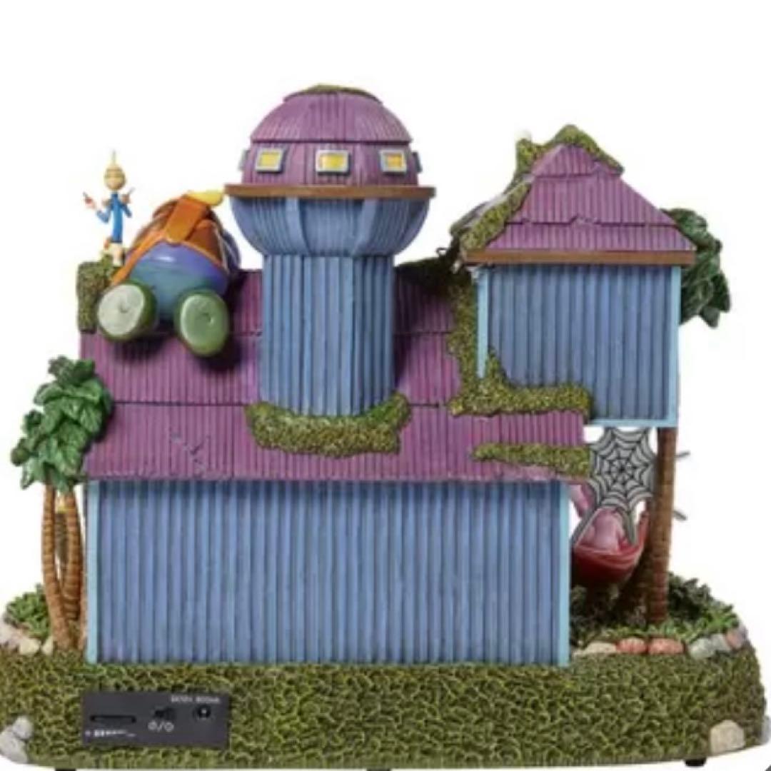 【新品未開封】スティッチ ハロウィンハウス　イルミネーション＆音楽付きタイマー