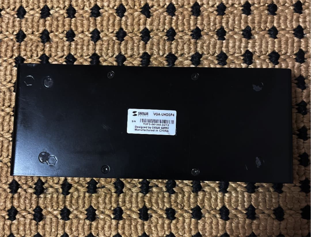 VGA-UHDSP4 サンワサプライ 4K2K対応HDMI分配器