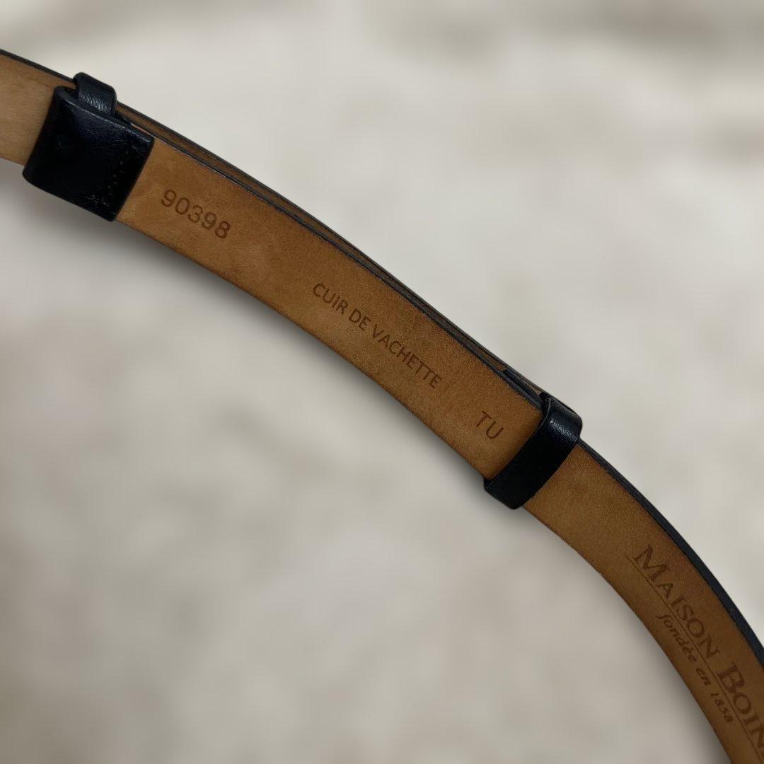 Deuxieme Classe レザーピンバックルベルト/ 牛革