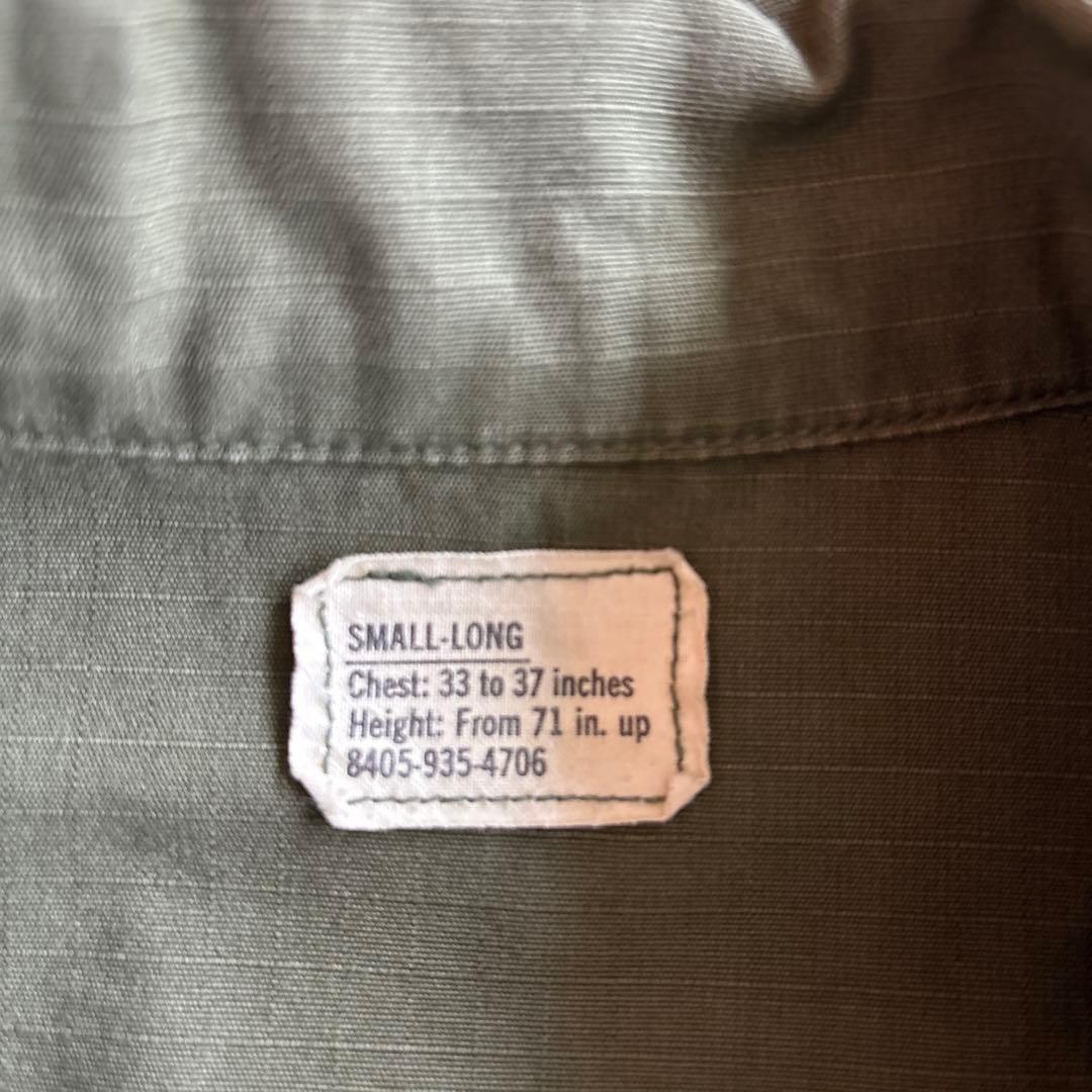 60s USARMY ジャングルファティーグSMALL-LONG