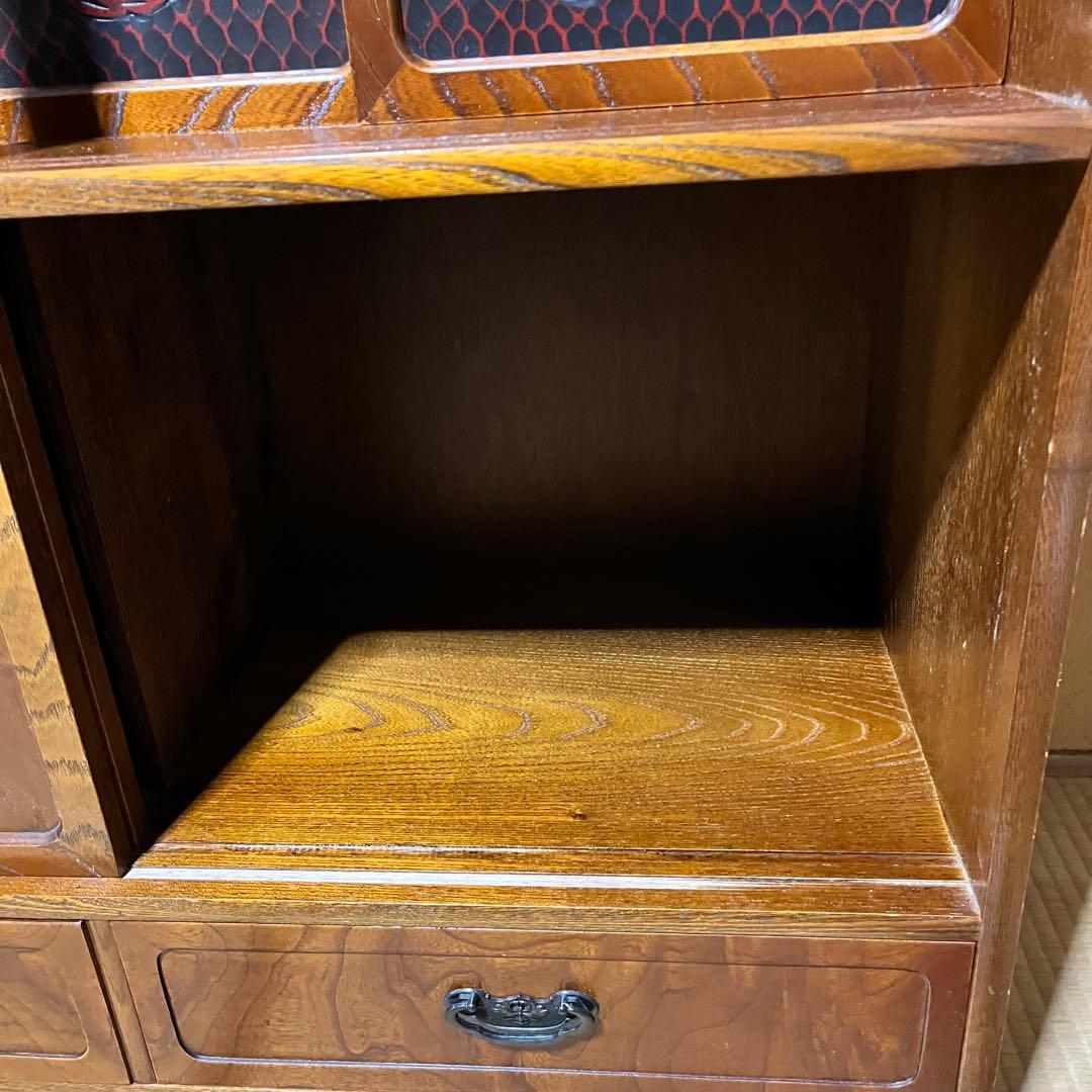 水屋箪笥 和箪笥 茶箪笥戸棚 昭和レトロ