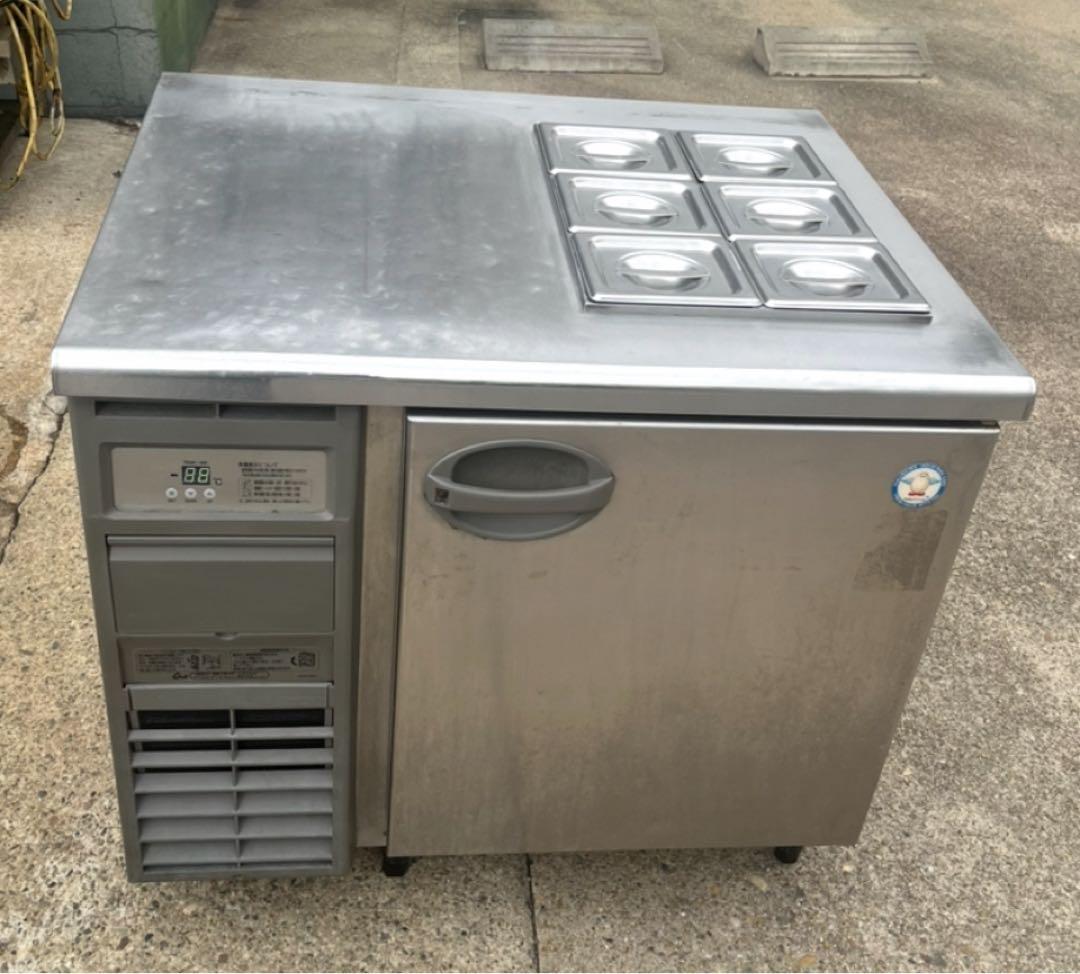 フクシマ 1ドア テーブル形 冷蔵庫 コールドテーブルYRW-090RM2 改