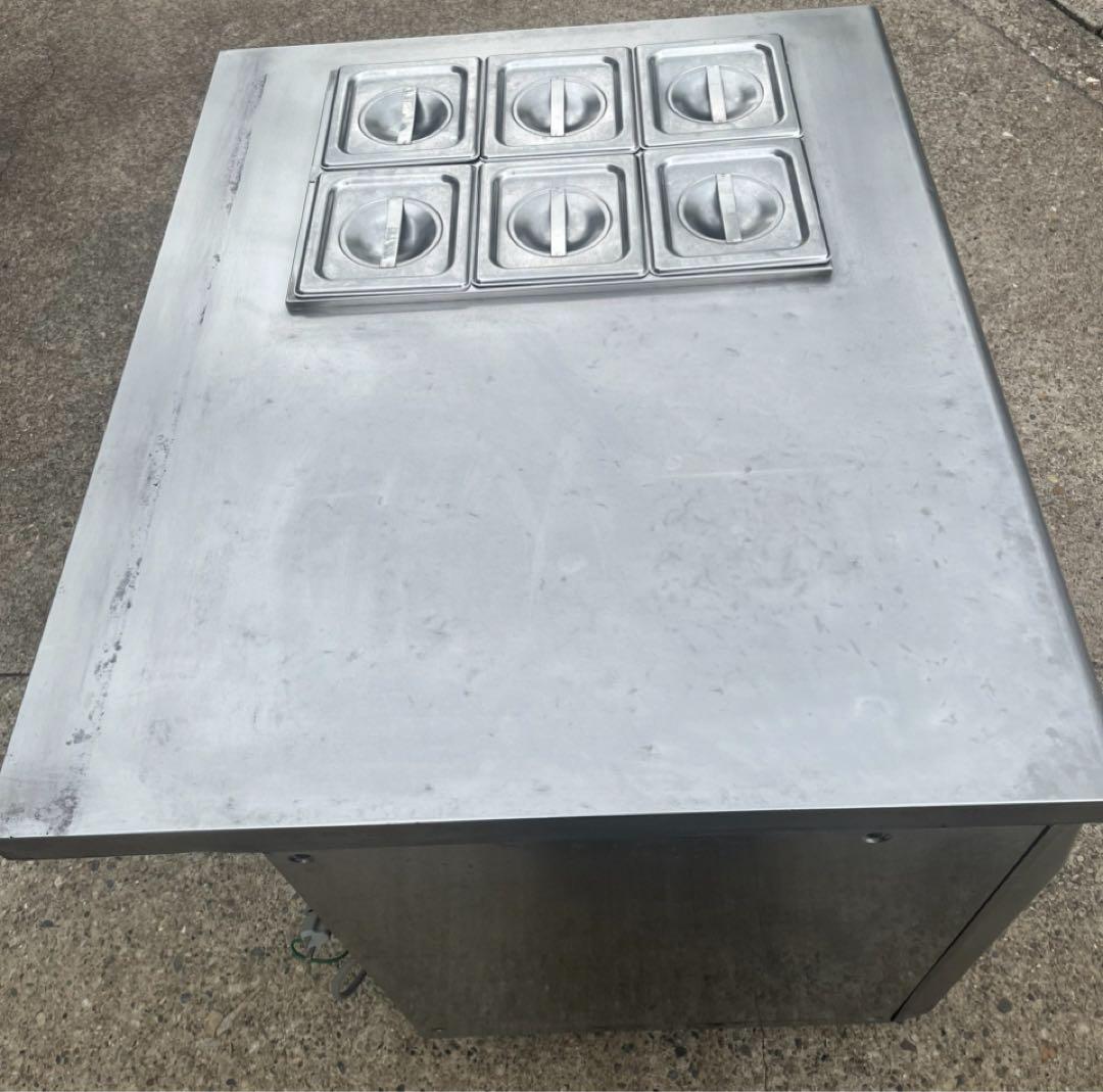 フクシマ 1ドア テーブル形 冷蔵庫 コールドテーブルYRW-090RM2 改