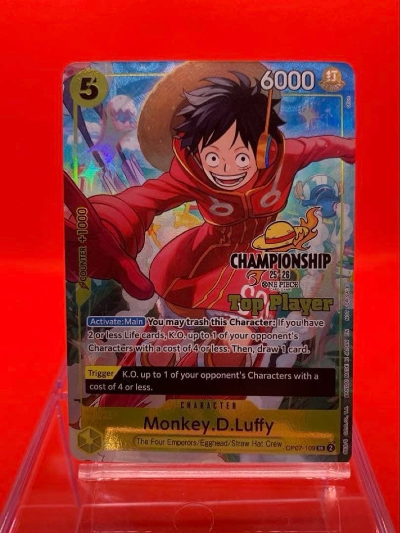 【英語版】ルフィ TOP PLAYER CS25-26