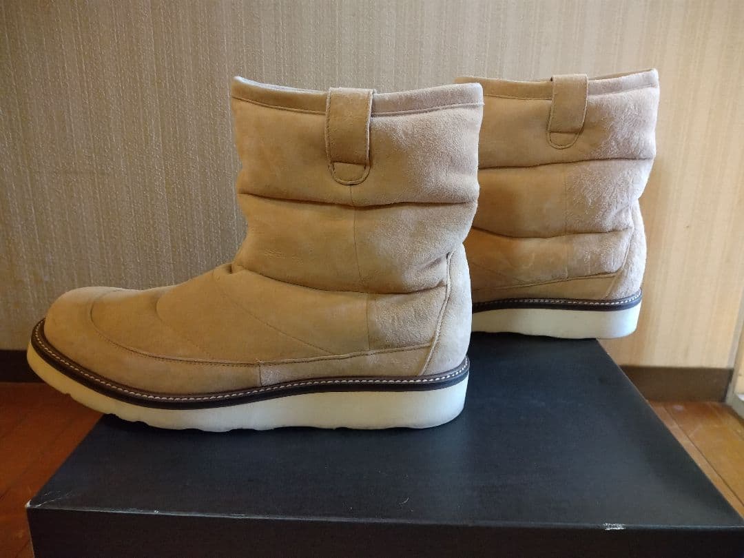 【美品】wjk cow hot-air ペコスブーツ ベージュ 8801