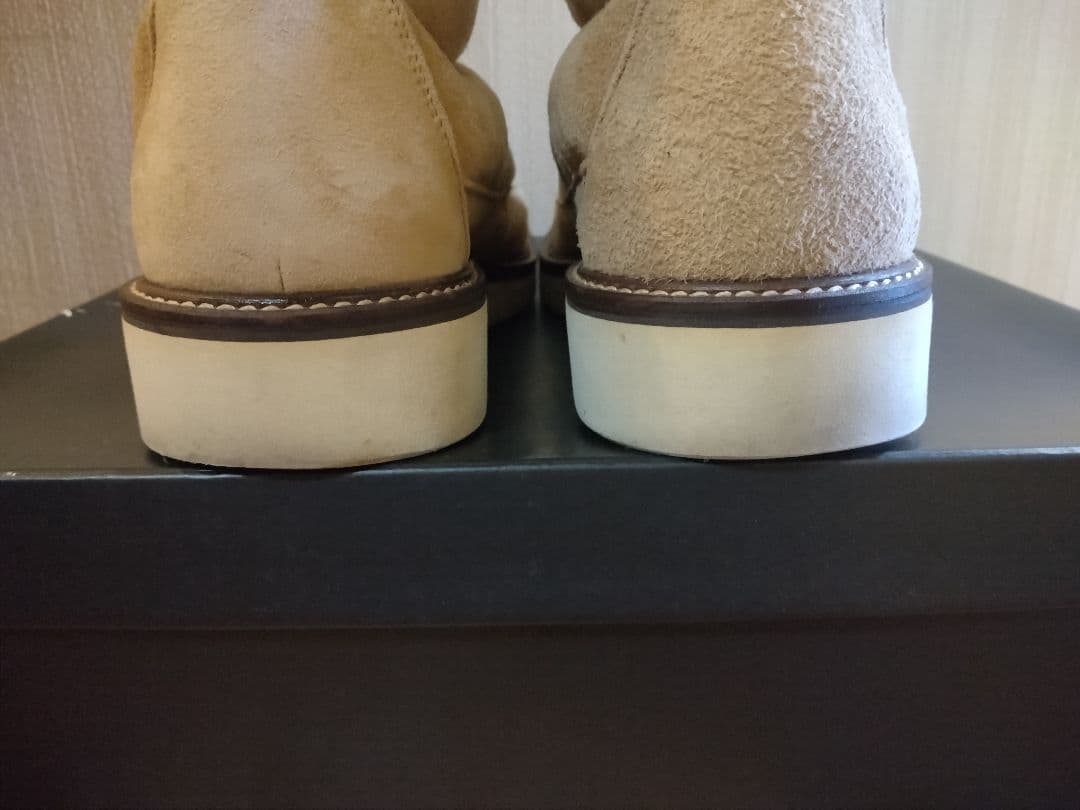 【美品】wjk cow hot-air ペコスブーツ ベージュ 8801