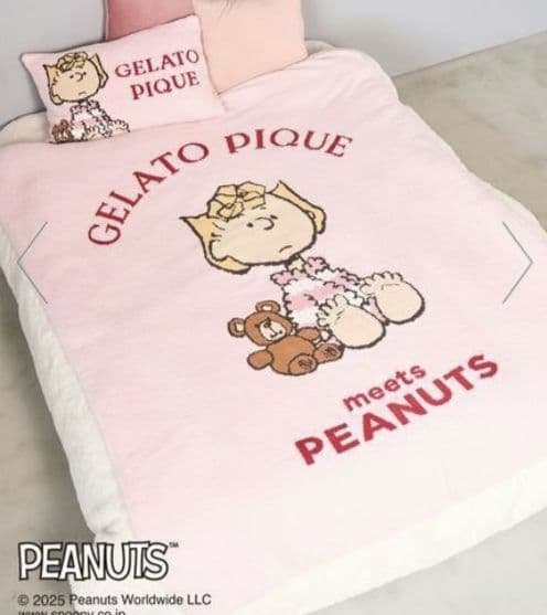 PEANUTS　オリジナルアート ジャガードピローケース　マルチカバー
