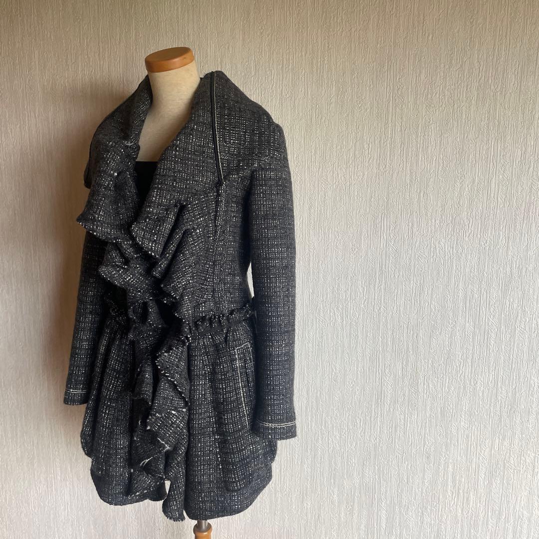 MARITHE + FRANCOIS GIRBAUD フリルテーラードジャケット