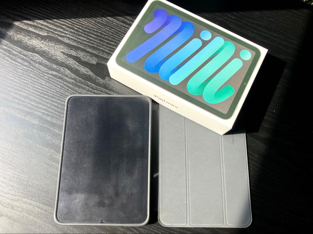 iPad Mini 第6世代 64GB Wi-Fi スペースグレー ケース付き