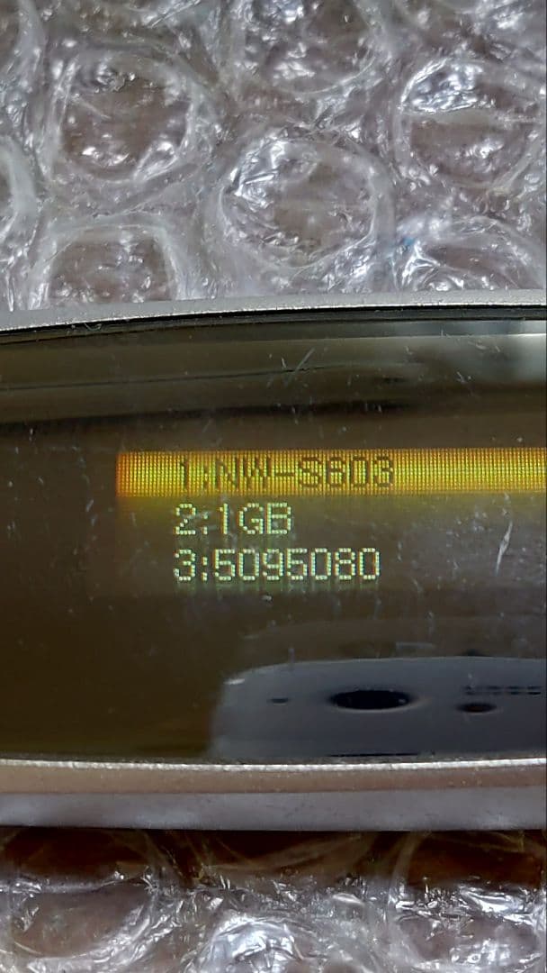 ソニーウォークマン　NW−S603　管理ナンバー6841