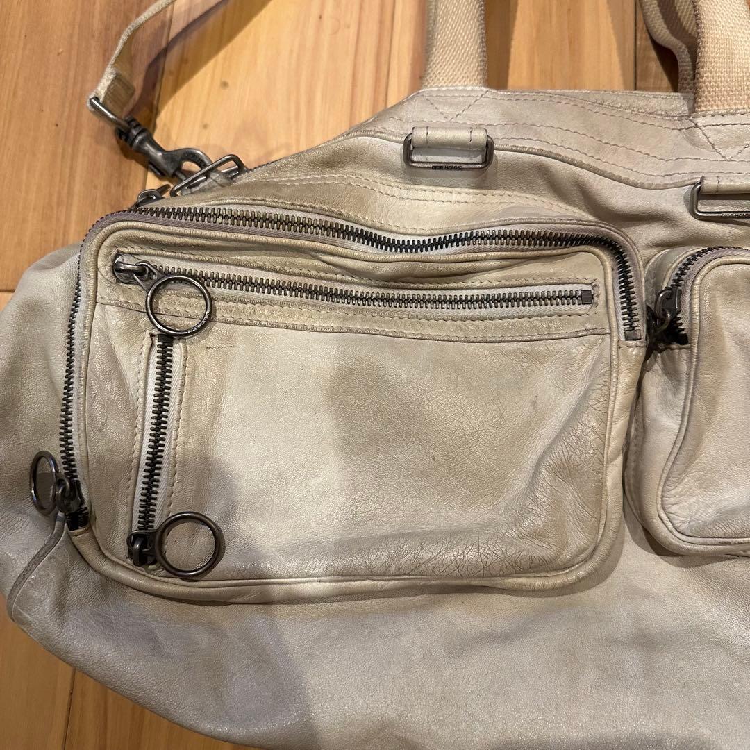 Dior homme 07AW エディ期 deville ドゥビル レザーバッグ