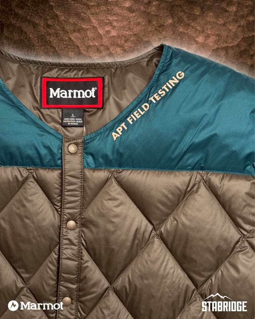 ジャケット・アウター STABRIDGE Marmot DOWN T-SHIRT Stone