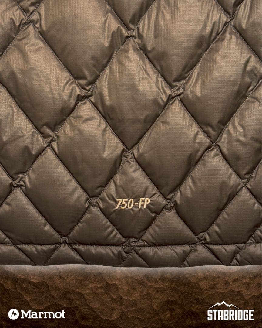 ジャケット・アウター STABRIDGE Marmot DOWN T-SHIRT Stone