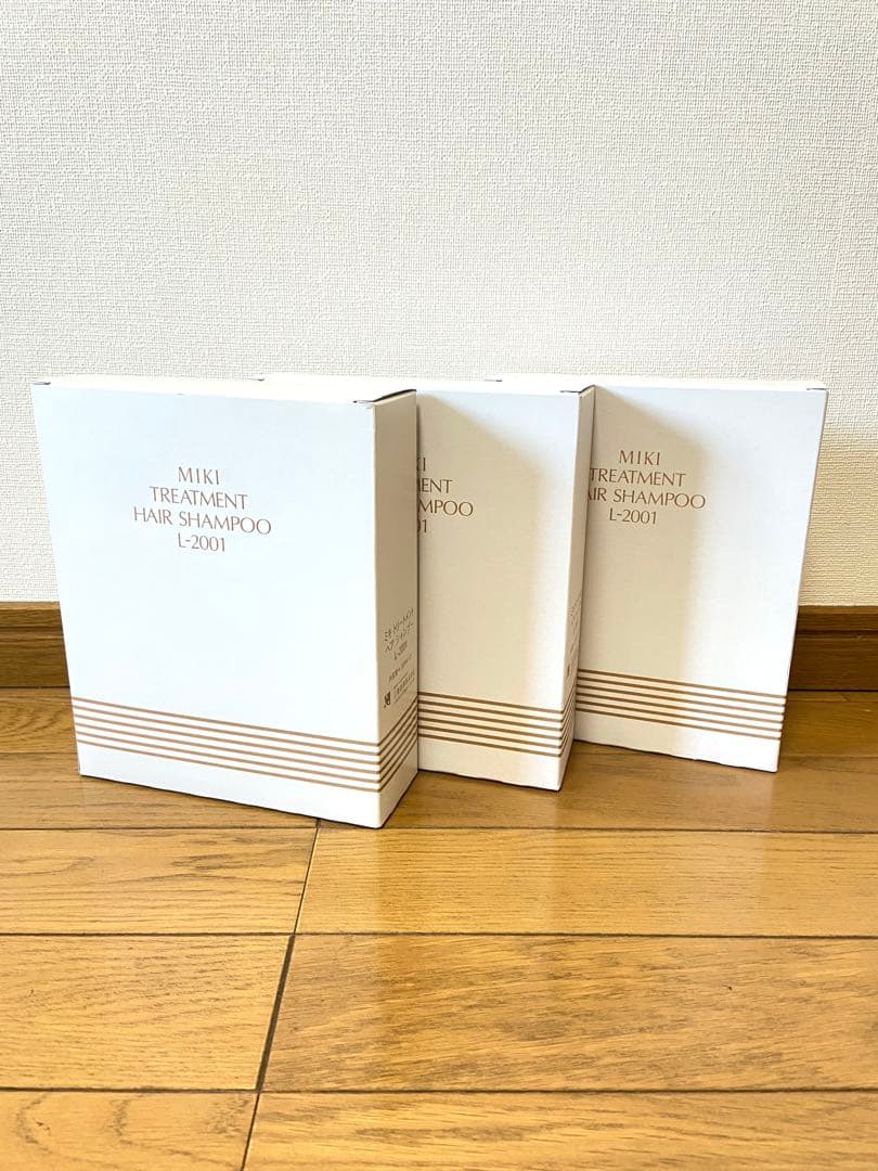【新品】MIKI トリートメントヘアシャンプー L-2001 300ml 9本