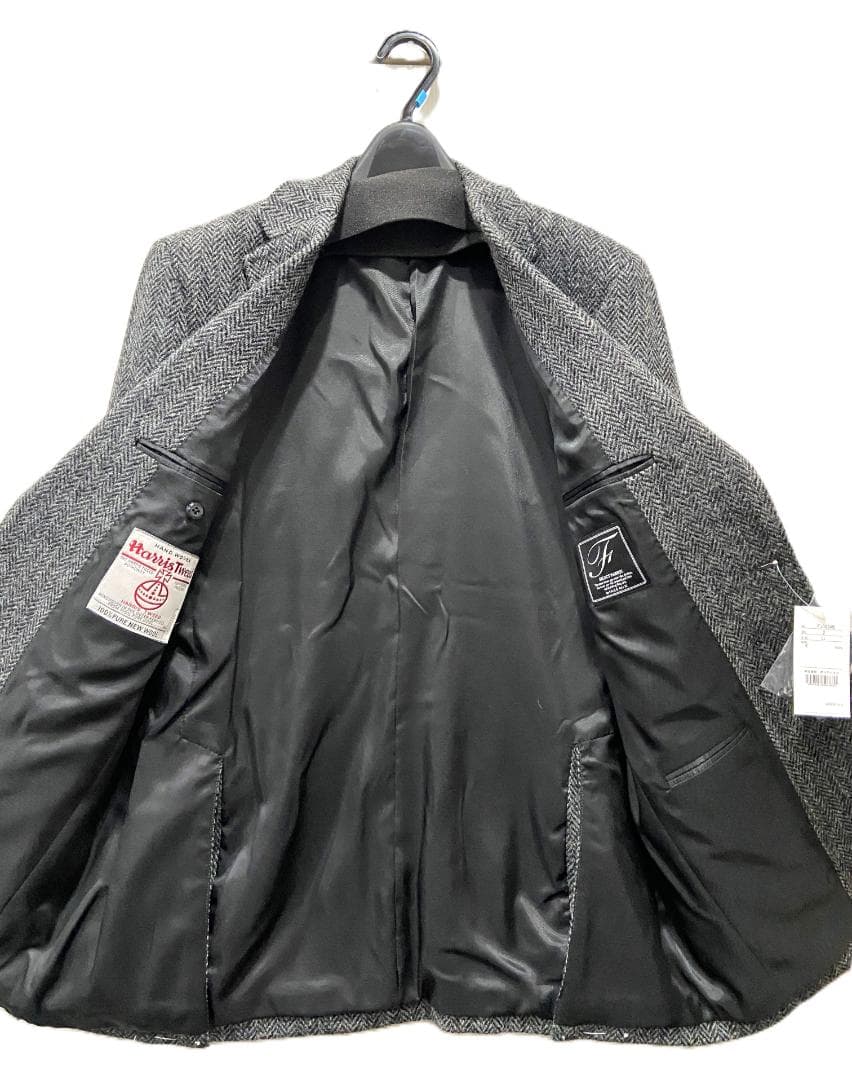[未使用タグ付] HarrisTweed テーラードジャケット LLサイズ