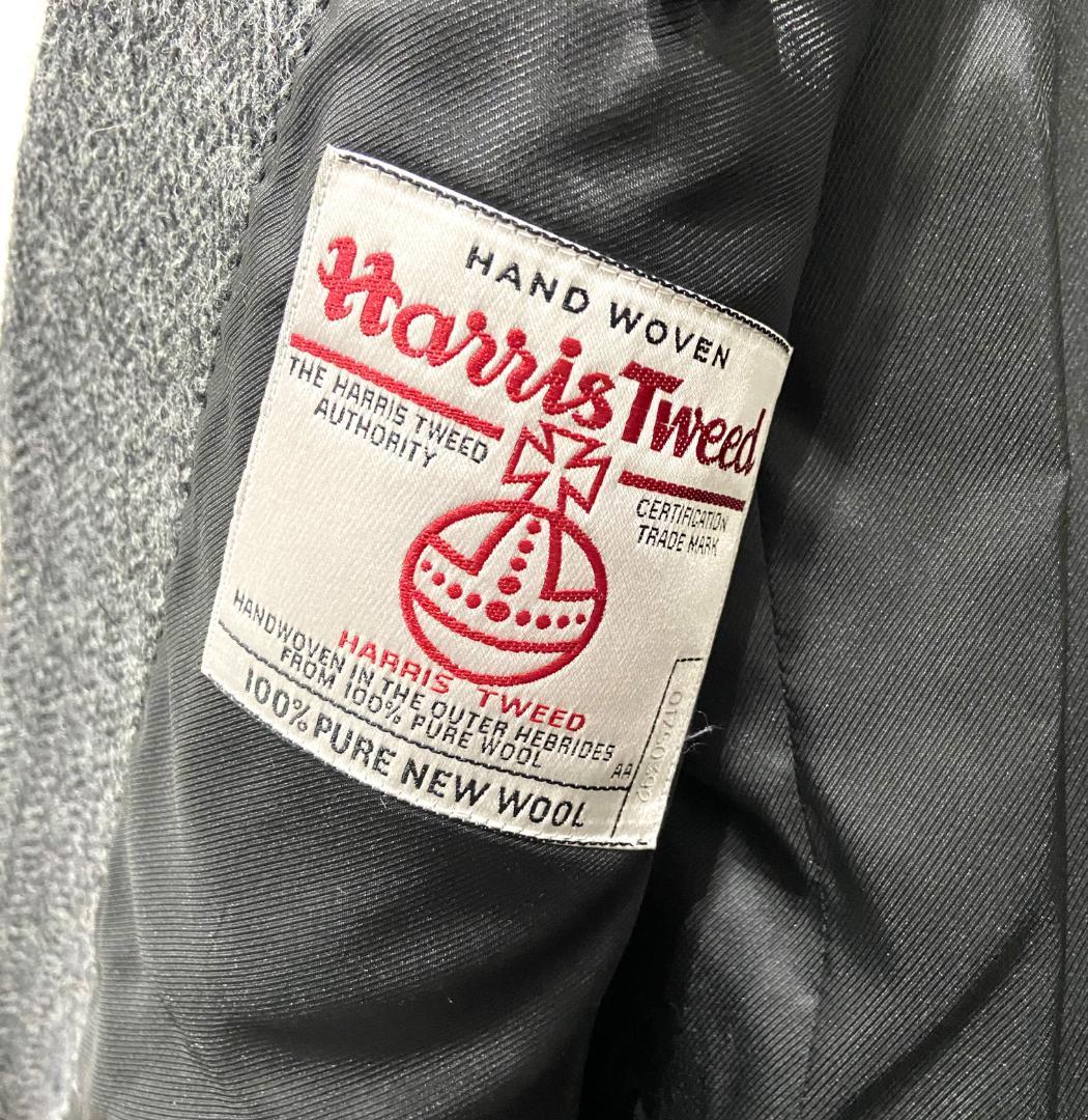 [未使用タグ付] HarrisTweed テーラードジャケット LLサイズ
