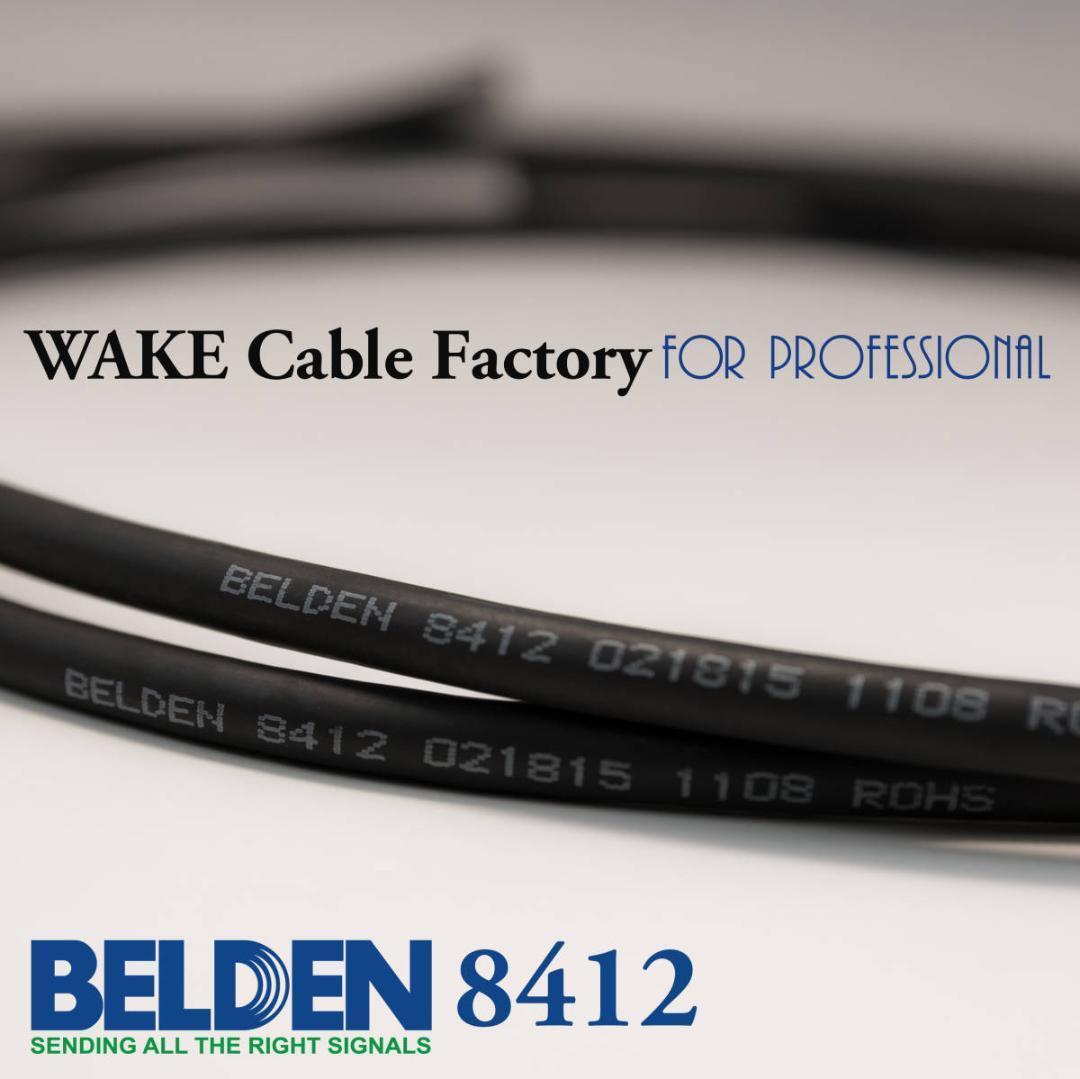 定番！BELDEN8412★RCAケーブル2.5mステレオペア