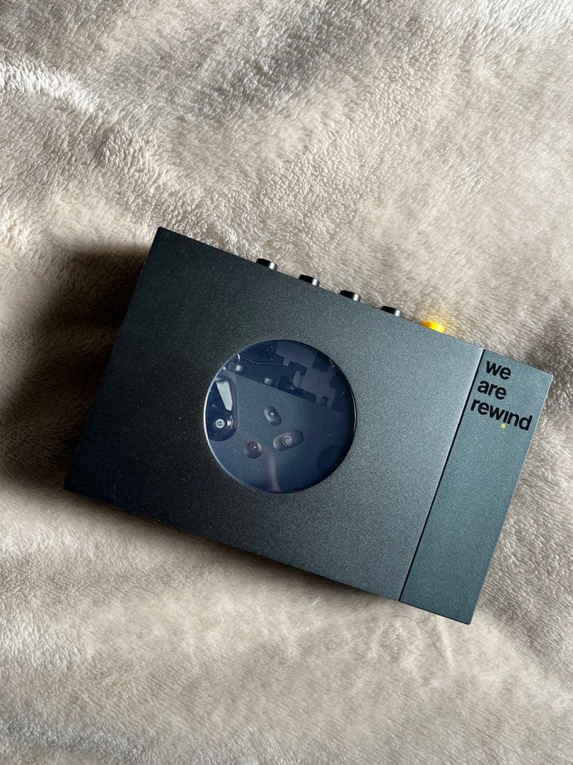 ほぼ未使用　we are rewind カセットプレーヤー