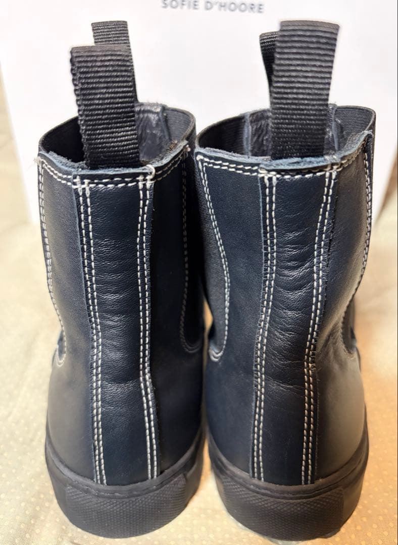 SOFIE D'HOORE 未使用品　ソフィードール　サイドゴアブーツ 黒　37