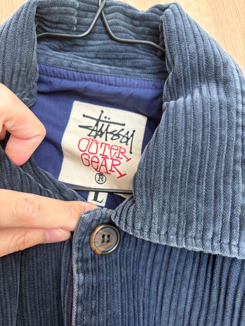 Old Stussy 白タグ　コーデュロイジャケット
