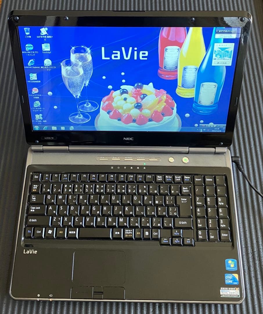 NEC LaVie ノートPC Windows 7 LL550/W