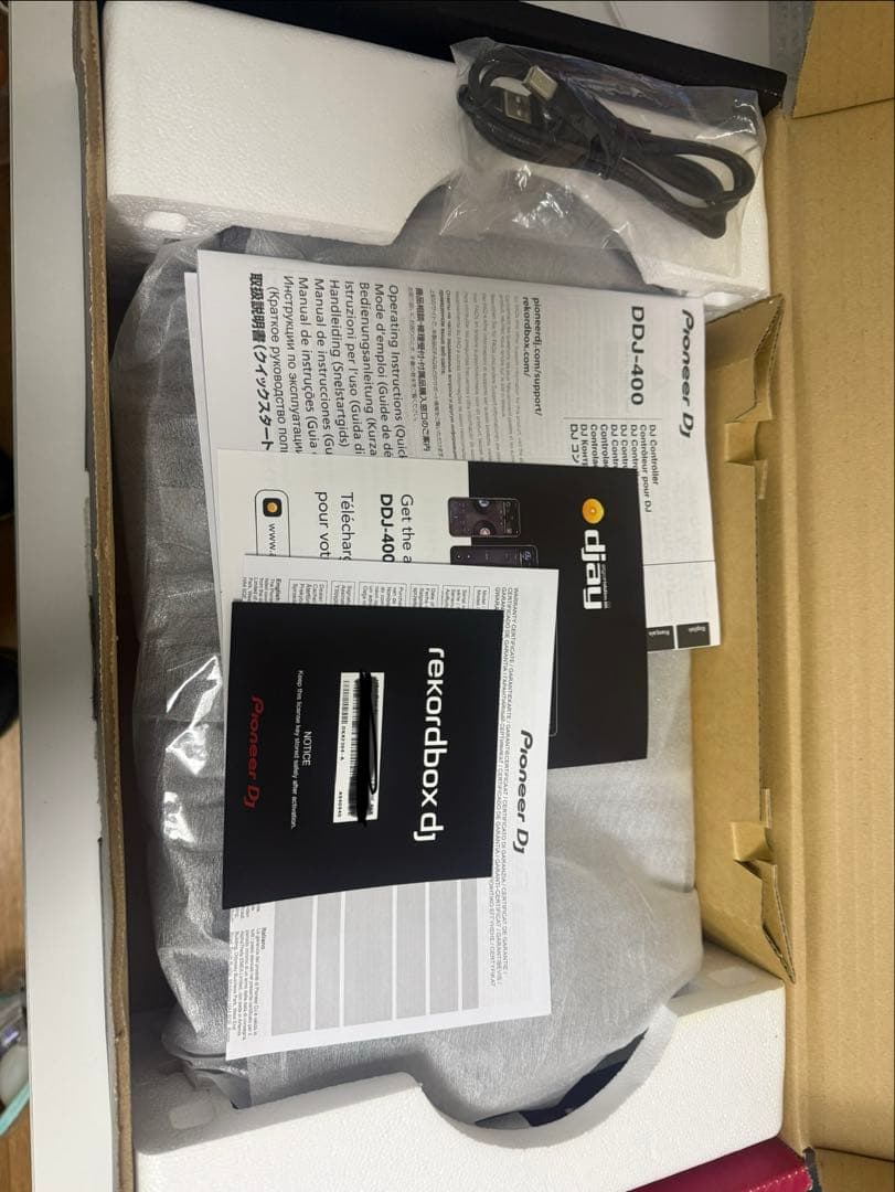 【Pioneer】DDJ-400 本体　デッキカバー付