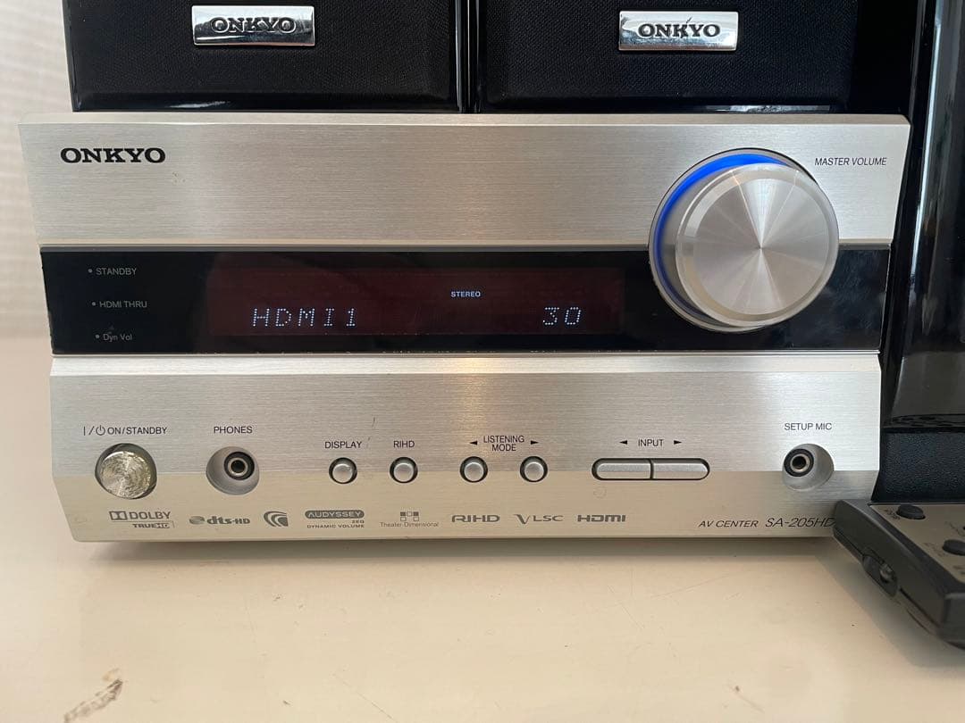 ONKYO製2.1chホームシアターシステムBASE-V30HDX(B)