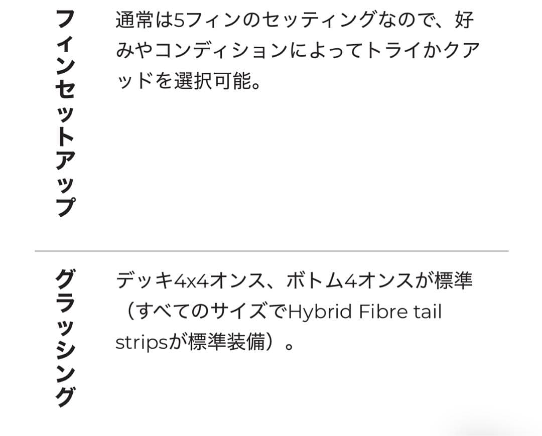 JS ライジングブル 6‘0 32.7L