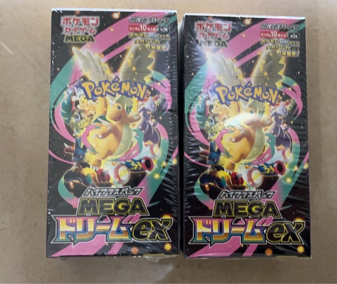 ポケモンカード　MEGAドリームex シュリンクつき　2箱