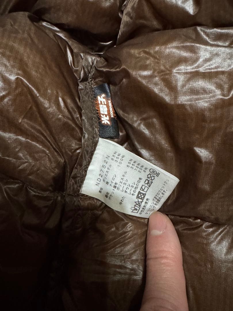 ザノースフェイス パープルレーベル ダウンジャケット 65/35