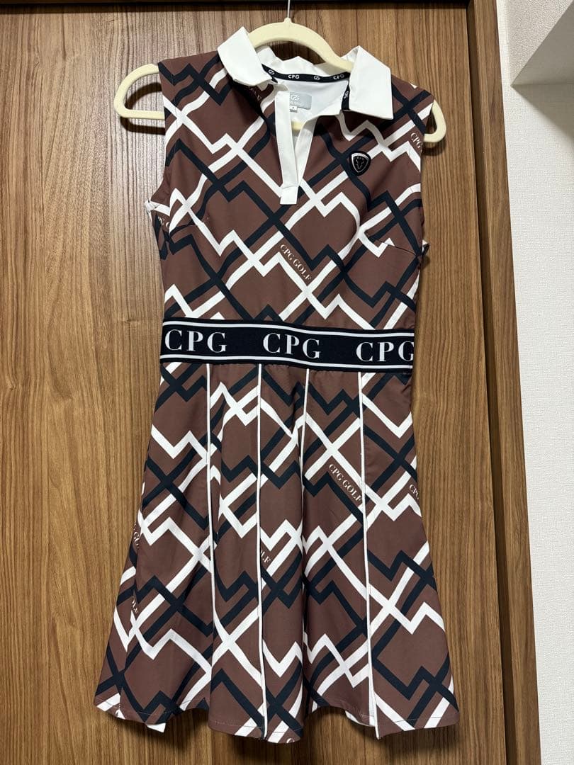 CPG ジオメトリックポロワンピース