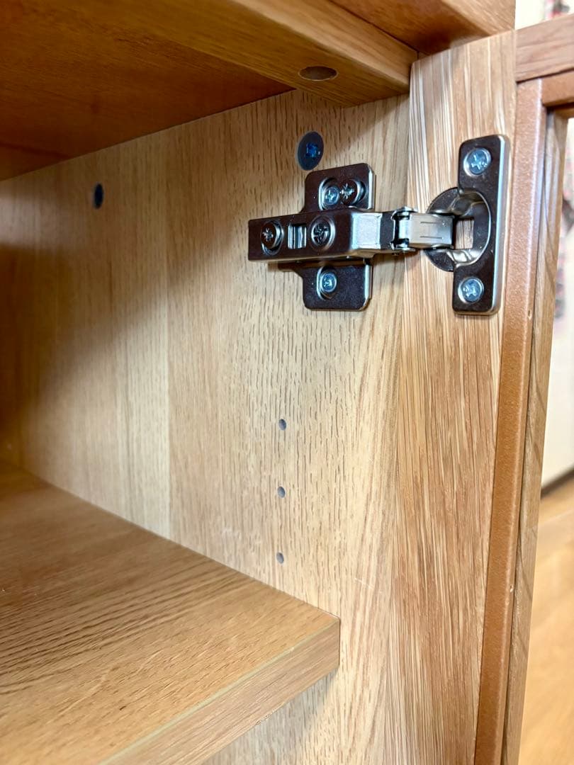 【無印良品】木製キャビネット　ガラス扉